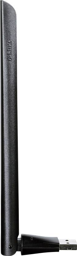 USB-WLAN-Adapter mit großer Antenne für verbesserte WLAN-Konnektivität und Signalstärke.