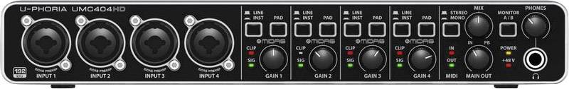 U-PHORIA UMC404HD - Audio-Schnittstelle-1