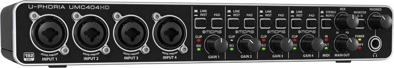 U-PHORIA UMC404HD - Audio-Schnittstelle-0