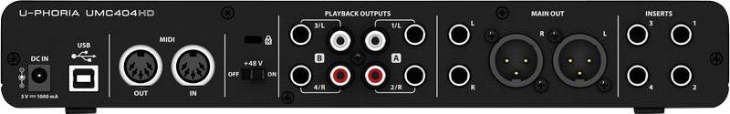 U-PHORIA UMC404HD - Audio-Schnittstelle-3