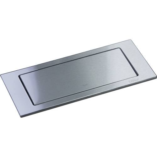 Thumbnail - EVOline 106385 Einbau-Steckdosenleiste Edelstahl (gebürstet) Schutzkontakt 1 St.