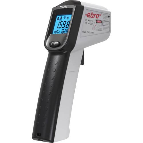 ebro Infrarot-Thermometer kalibriert (ISO) Optik 12:1 -60 - +550 °C