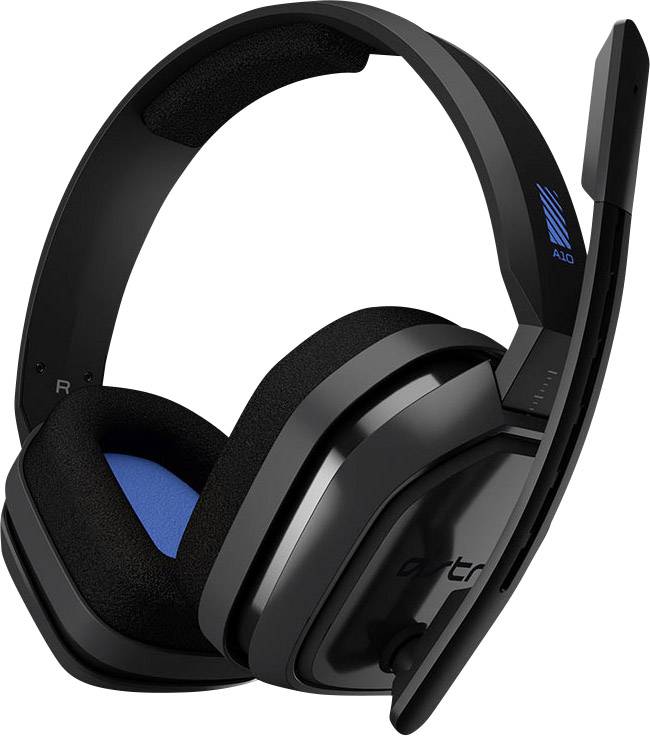 Astro A10 Over Ear Headset kabelgebunden Stereo Grau, Blau Lautstärkeregelung, Mikrofon-Stummschaltung Gaming-2