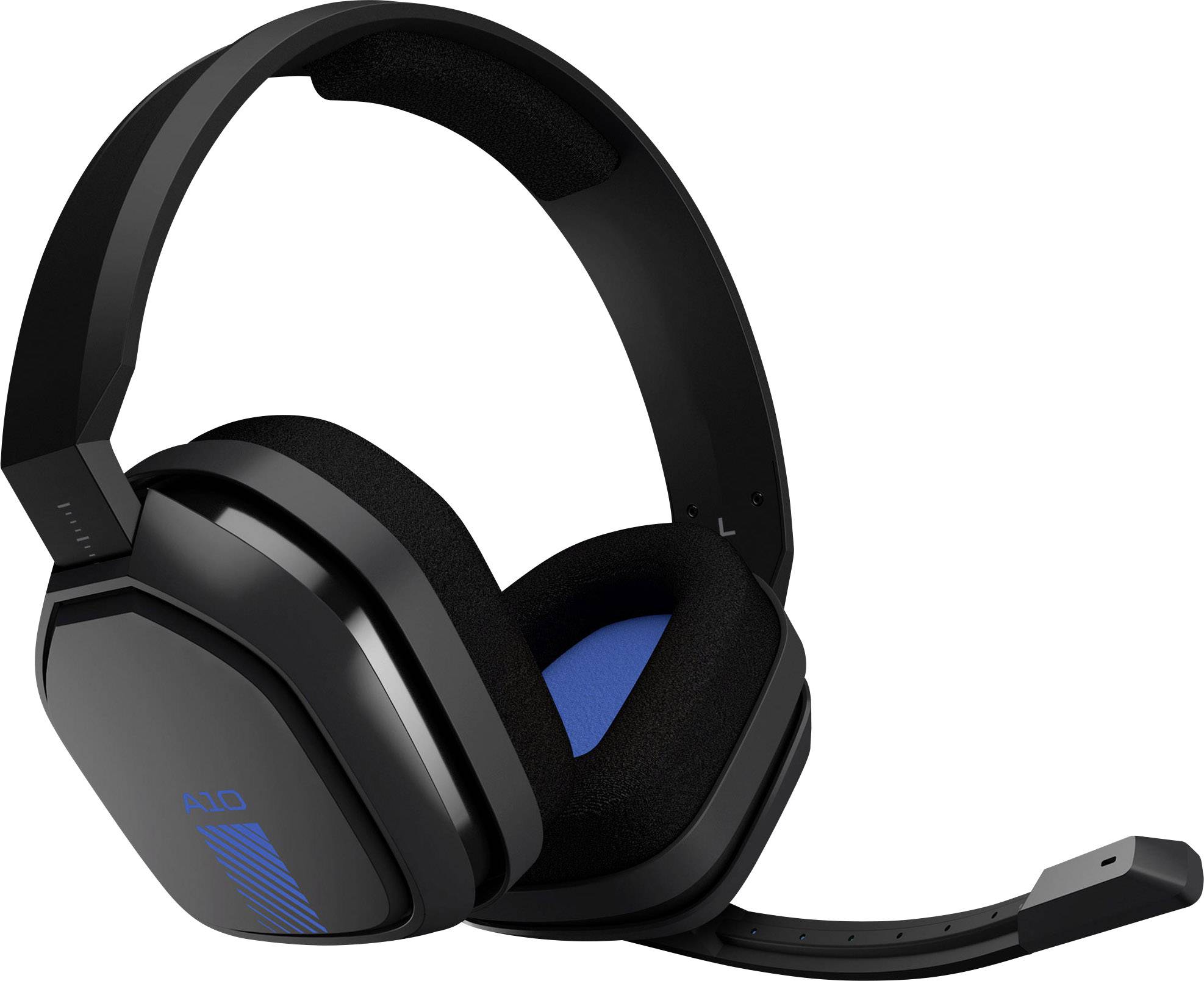 Astro A10 Over Ear Headset kabelgebunden Stereo Grau, Blau Lautstärkeregelung, Mikrofon-Stummschaltung Gaming-3