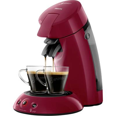 SENSEO® HD6554/90 Original HD6554/90 Kaffeepadmaschine Rubin-Rot 