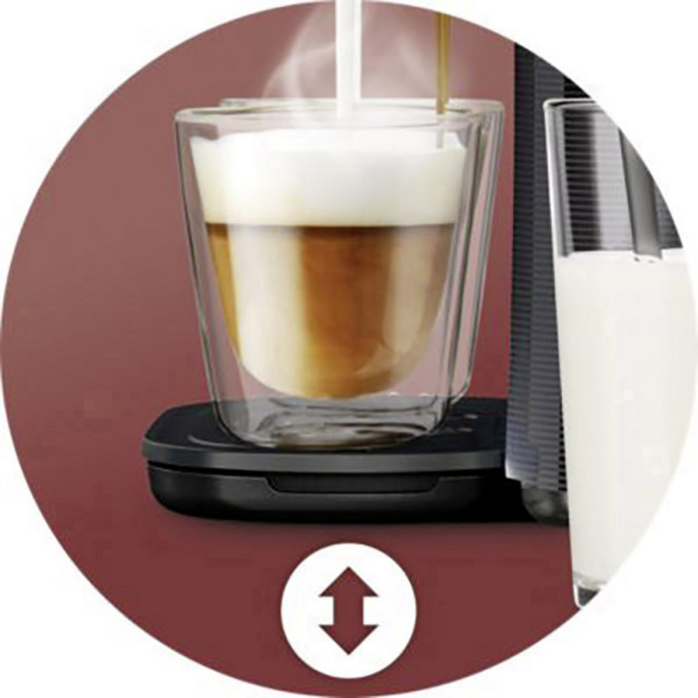 Senseo Kaffeepadmaschine Hd6574 50 Latte Duo SENSEO® HD6574/50 Latte Duo Plus Kaffeepadmaschine Anthrazit mit