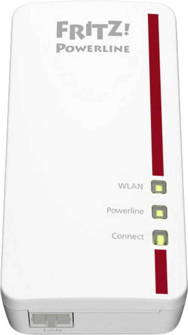 FRITZ! Powerline WLAN Einzel Adapter FRITZ!Powerline 1260 Single 20002789   1200 MBit/s