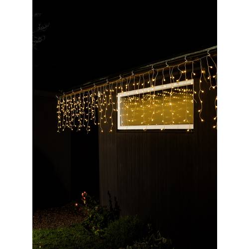 Thumbnail - Konstsmide Lichtervorhang-Eisregen Außen 24 V EEK: E (A - G) 400 LED Bernstein