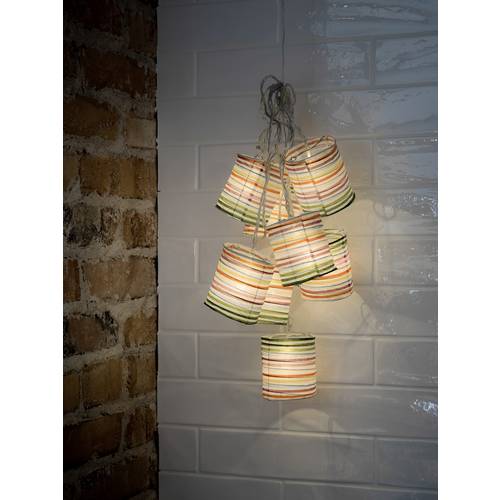 Thumbnail - Konstsmide 1479-503 Motiv-Lichterkette Laterne Innen netzbetrieben Anzahl Leuchtmittel 16 LED Warmweiß Beleuchtete Länge...