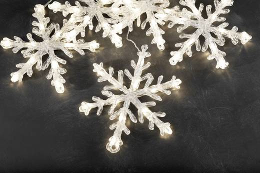 LED Lichterketten-System-Erweiterung Schneeflocken 31 V Lichterkette 