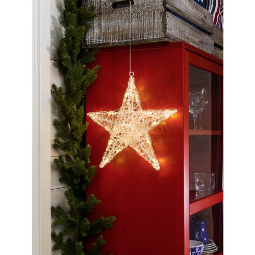 Konstsmide 6102-103 Stern Warmweiß LED