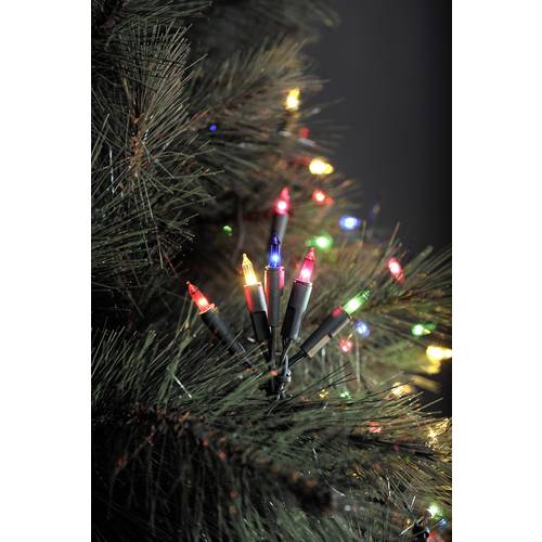 Konstsmide 6304-500 Mini-Lichterkette Innen netzbetrieben Anzahl Leuchtmittel 100 LED Mehrfarbig Beleuchtete Länge: 14.8...