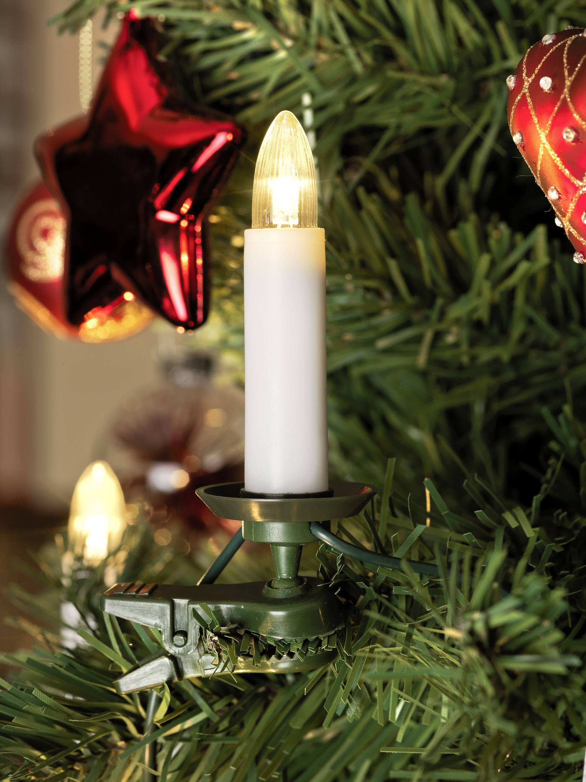 Konstsmide 2010-020 Weihnachtsbaum-Beleuchtung Innen netzbetrieben Anzahl Leuchtmittel 16 LED Warmweiß Beleuchtete Länge...