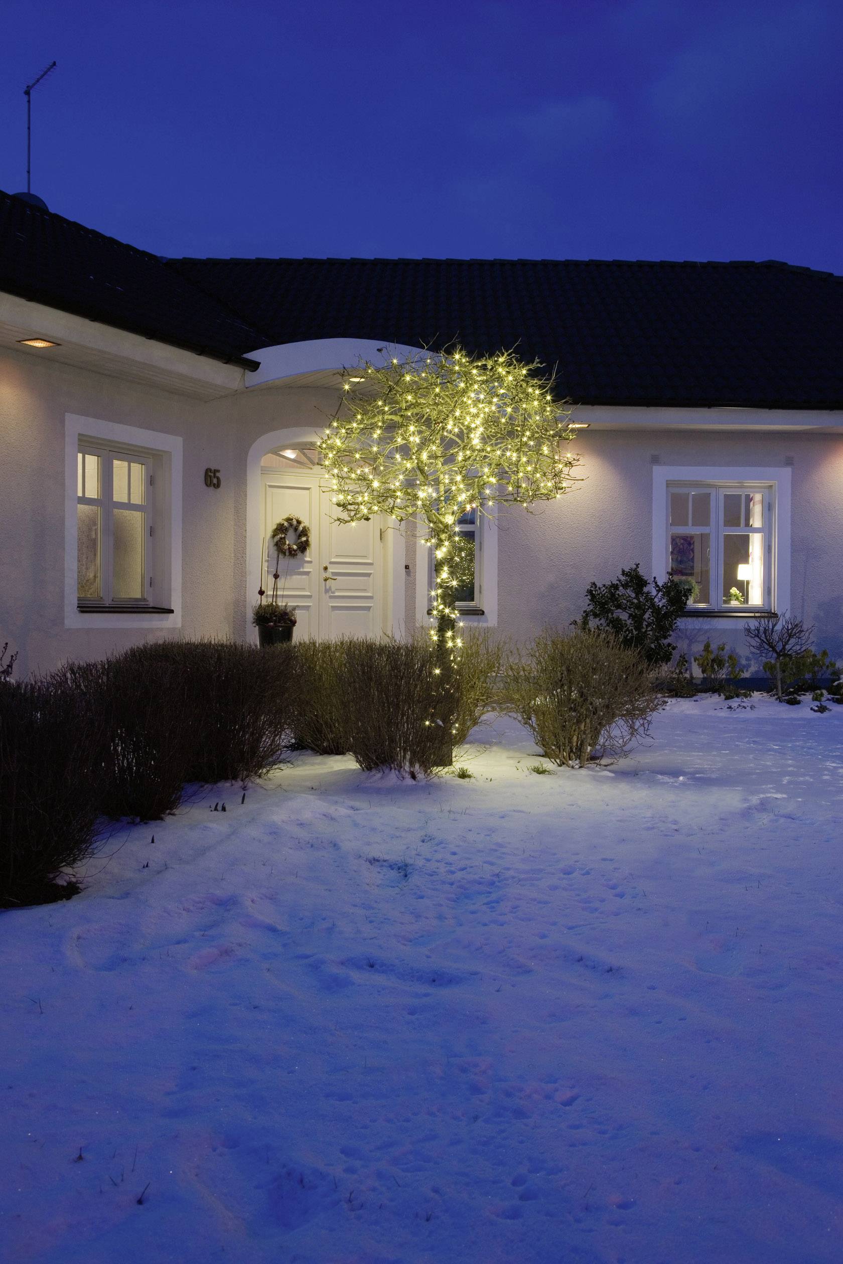 KONSTSMIDE 3610-140 Micro-Lichterkette Außen netzbetrieben 40 LED Warm-Weiß Beleuchtete Länge:
