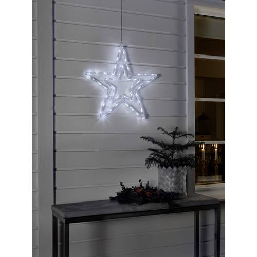 Konstsmide 4471-203 Acryl-Figur EEK: G (A - G) Stern Neutralweiß LED Transparent