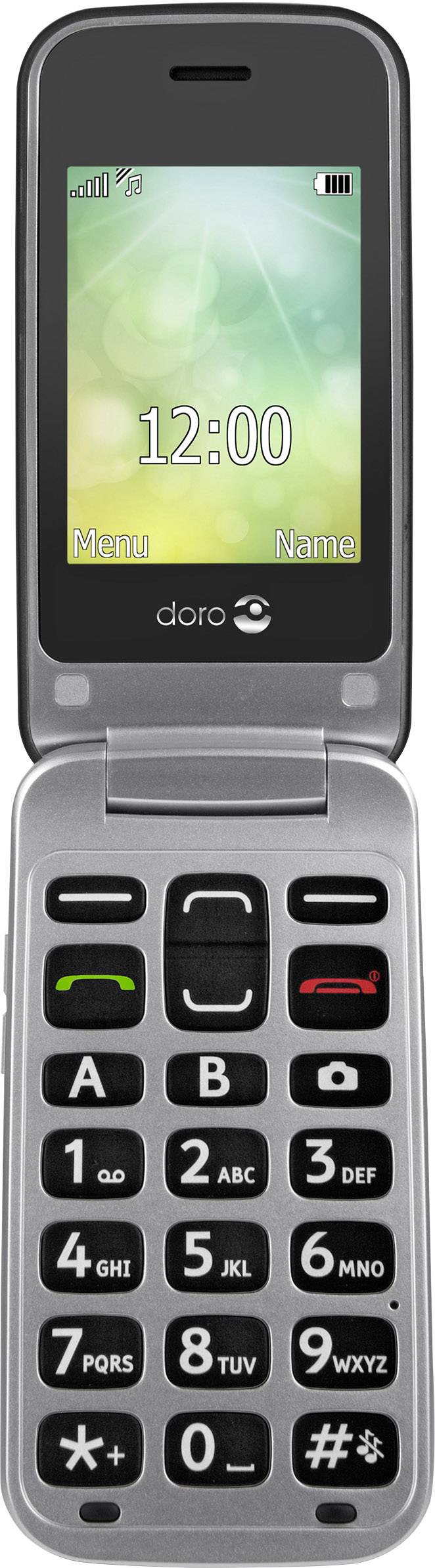 DORO 2424-gs Klapp-Handy Graphit