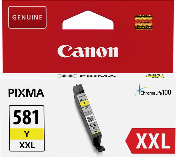 Canon Druckerpatrone CLI-581 YXXL Original  Gelb 1997C001