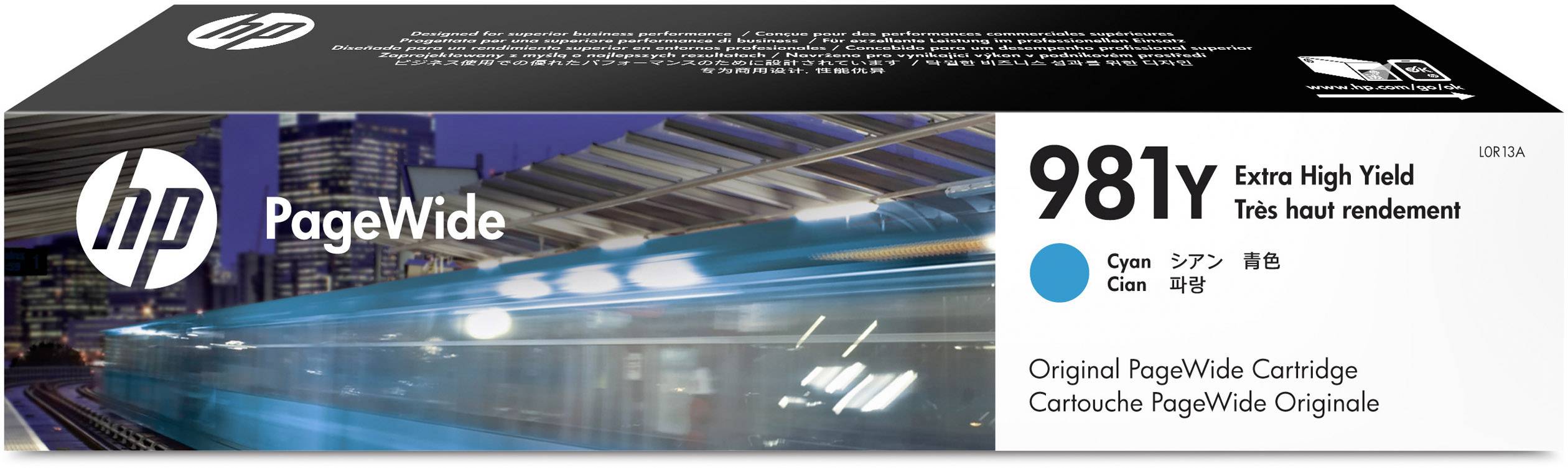 HP Druckerpatrone 981Y Original Cyan L0R13A Tinte