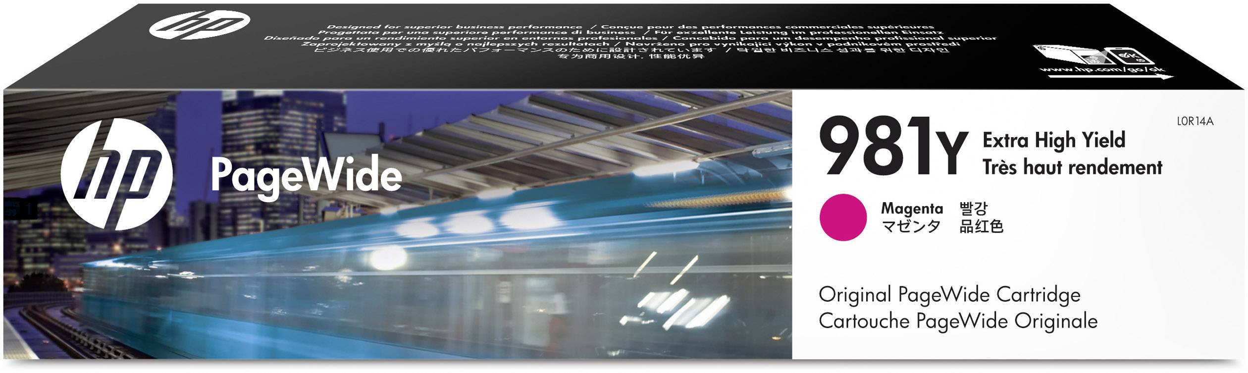 HP Druckerpatrone 981Y Original Magenta L0R14A Tinte
