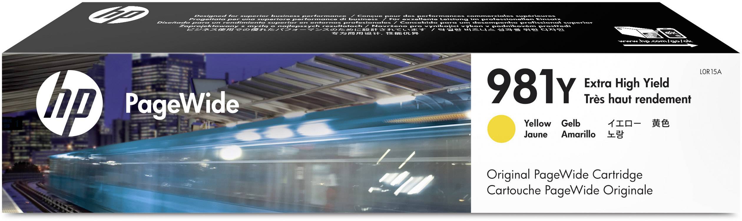 HP Druckerpatrone 981Y Original Gelb L0R15A Tinte