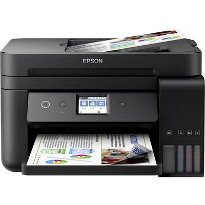 Epson EcoTank ET-4750 Farb Tintenstrahl Multifunktionsdrucker  A4 Drucker, Scanner, Kopierer, Fax LAN, WLAN, ADF, Duplex
