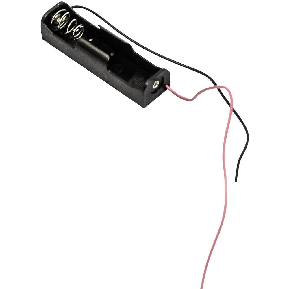 MPD BCAAAW Batterijhouder 1 AAA (potlood) Kabel (l x b x h) 51 x 13 x 11 mm