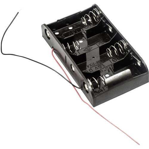 Thumbnail - MPD BH4CW Batteriehalter 4x Baby (C) Kabel (L x B x H) 106 x 58 x 23 mm