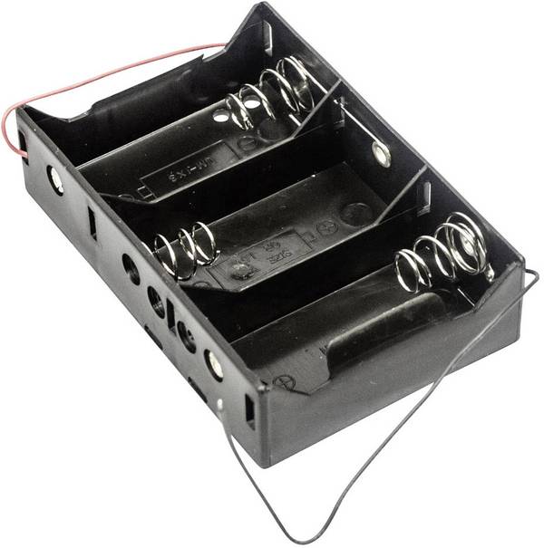 MPD BH3DW Batteriehalter 3x Mono (D) Kabel (L x B x H) 107 x 71 x 28 mm