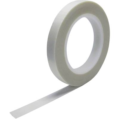 Ein weißes Klebeband, teilweise abgerollt, liegt auf einer weißen Oberfläche.