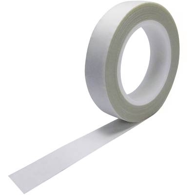 Rolle mit weißem Klebeband, teilweise abgerollt; typisch für Büro oder handwerkliche Anwendungen.