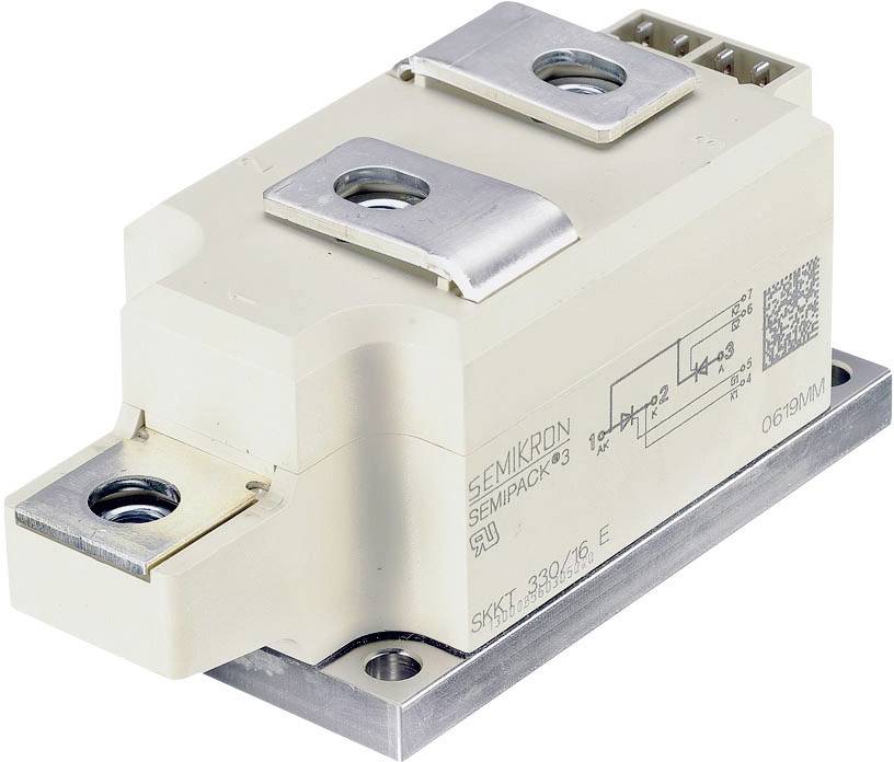 Semikron SKKT250/16E Thyristor (SCR) - module SEMIPACK 3 1600 V 250 A afbeelding