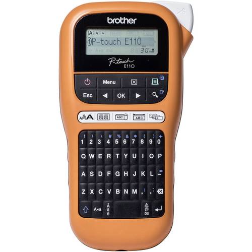 Brother P-Touch E 110 Beschriftungsgerät Geeignet für Schriftband: TZe 3.5 mm, 6 mm, 9 mm, 12 mm