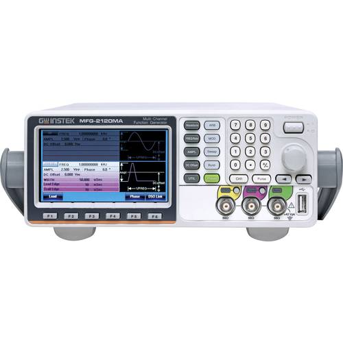 GW Instek MFG-2120MA Funktionsgenerator netzbetrieben 1 µHz - 20 MHz 1-Kanal Arbiträr, Sinus, Rechteck, Dreieck, Puls