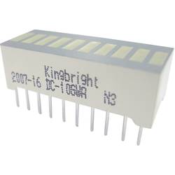 Image of Kingbright DC-10SRWA LED-Bargraph 10fach Rot (B x H x T) 25.4 x 10.16 x 8 mm