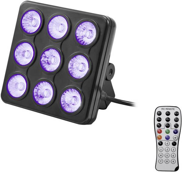 Eurolite 42110199 42110199 DMX LED-Effektstrahler  Anzahl LEDs (Details):9 4 W