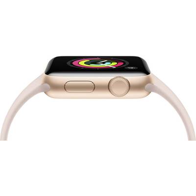 Apple Watch Series 3 38 mm Aluminium Gold Sport st from Conrad.com