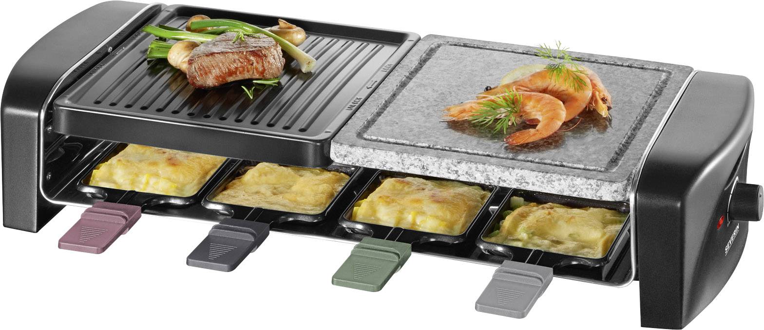 SEVERIN RG 9645 - Raclette/Grill/Heißer Stein - 1400 W - Schwarz-2