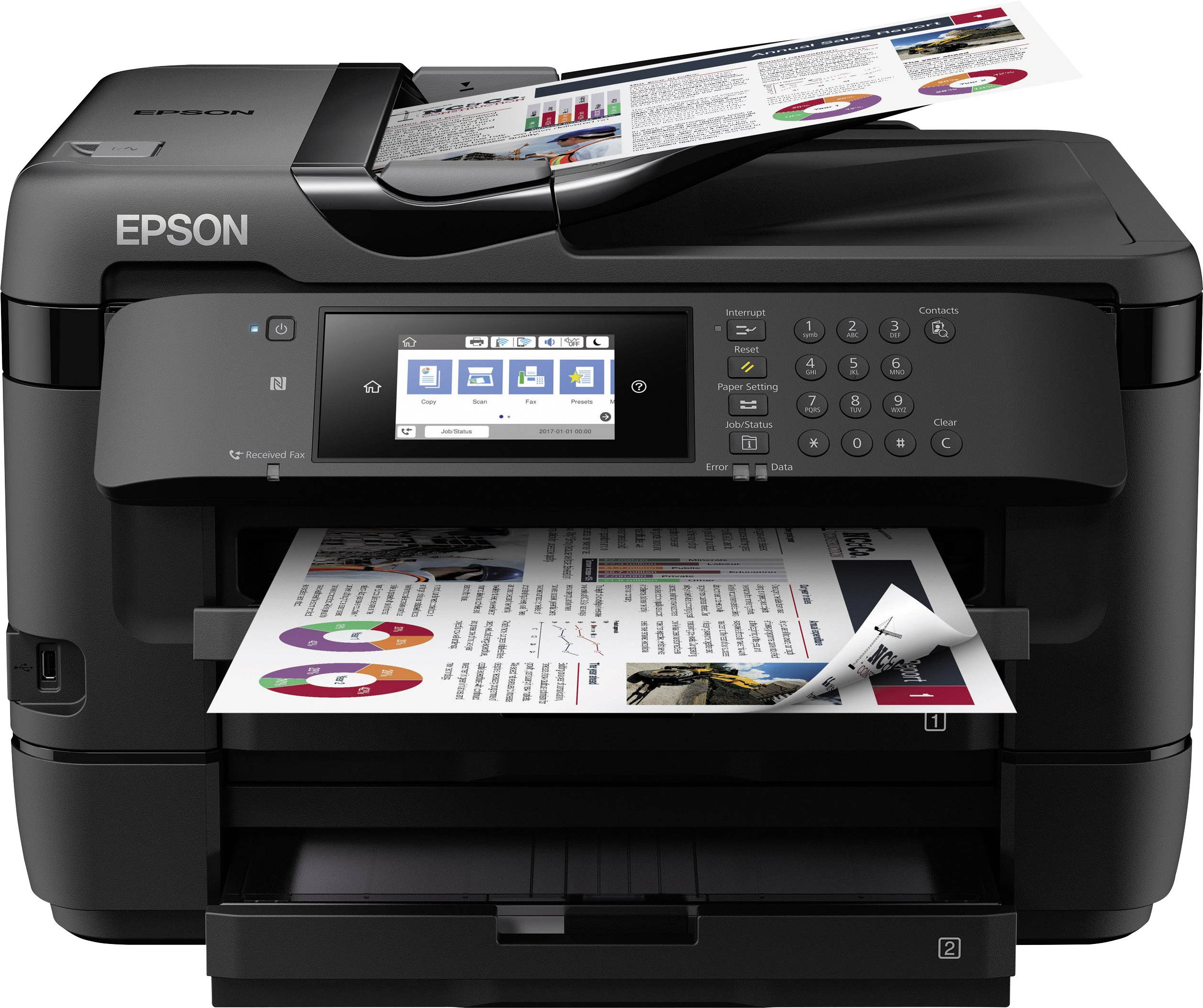 Epson WorkForce WF7720DTWF TintenstrahlMultifunktionsdrucker A3
