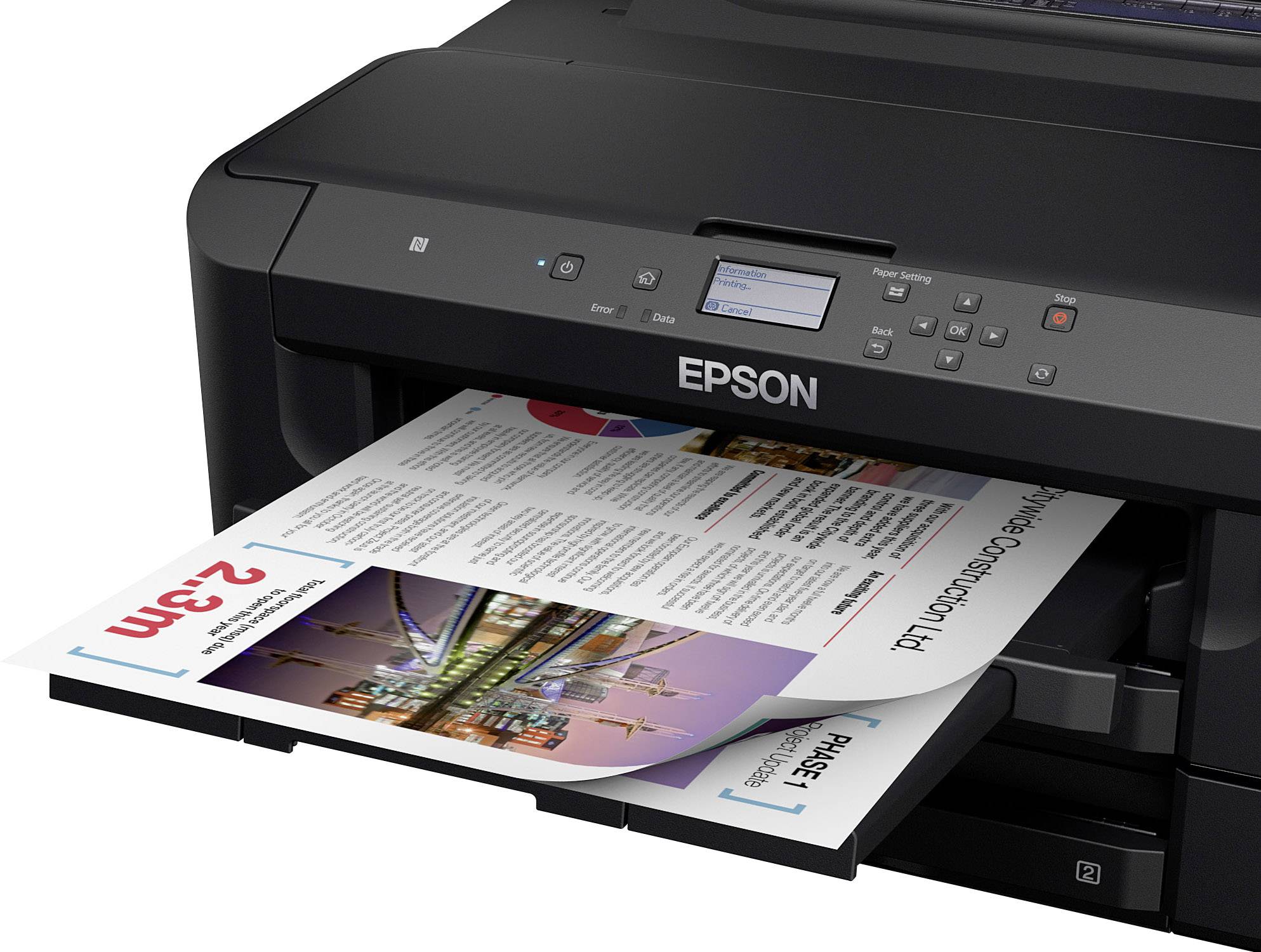 Epson WorkForce WF-7210 DTW Drucker Tintenstrahl Farbe A3 Duplex, LAN, WLAN-1
