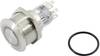 TRU COMPONENTS 1602473 TC-GQ22-A-22E/W/12V/S203 Drucktaster 250 V 5 A 2 x Aus/(Ein) tastend Weiß IP65 1 St.