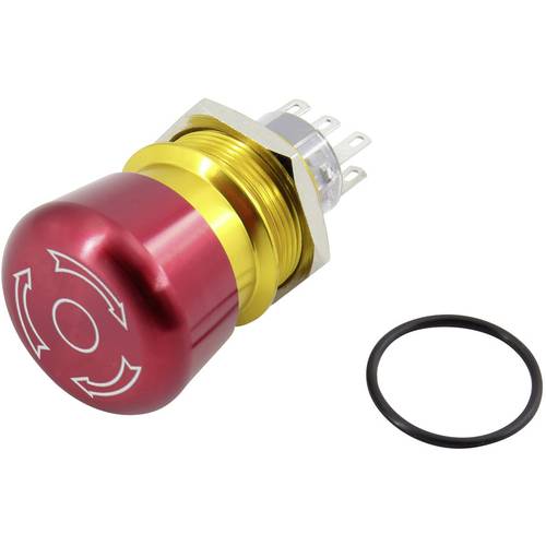 TRU COMPONENTS TC-GQ22-A-22TSB203 Not-Aus-Schalter 250 V 5 A 2 Wechsler IP65 1 St.