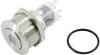TRU COMPONENTS 1602495 TC-GQ22-A-22D/B/12V/S203 Drucktaster 250 V 5 A 2 x Aus/(Ein) tastend Blau IP65 1 St.