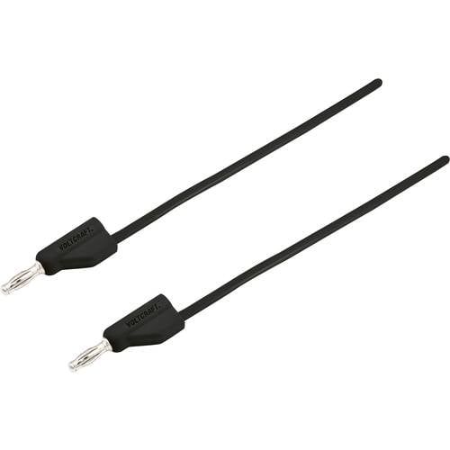 Thumbnail - VOLTCRAFT MSB-300 Messleitung Lamellenstecker 4 mm Lamellenstecker 4 mm 2.00 m Schwarz 1 St.
