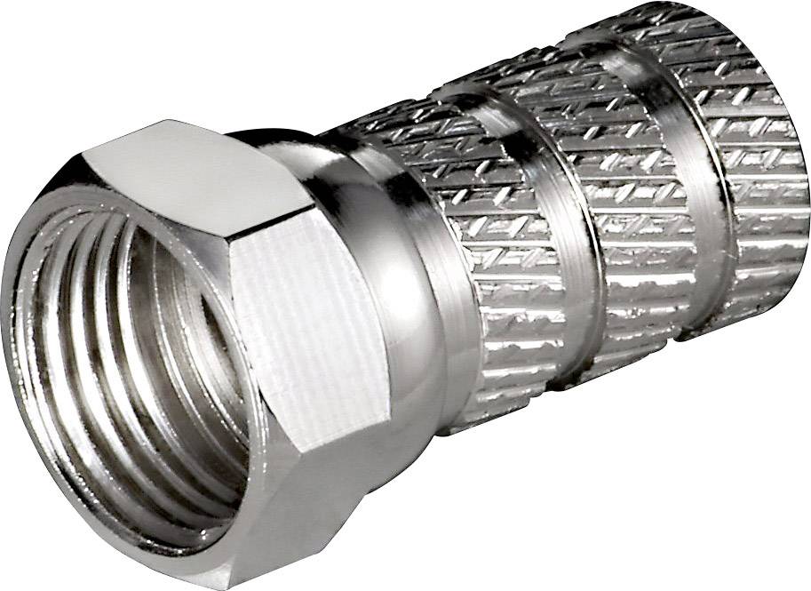 Goobay 51861 F-Stecker Kabel-Durchmesser: 5.2 mm 1 St.-0