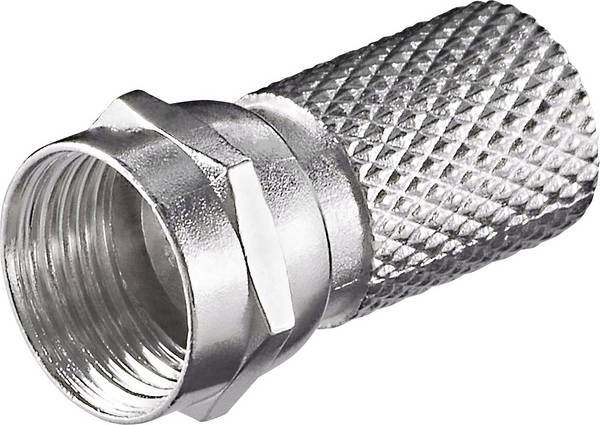 Goobay 51854 F-Stecker   Kabel-Durchmesser: 7 mm 1 St.