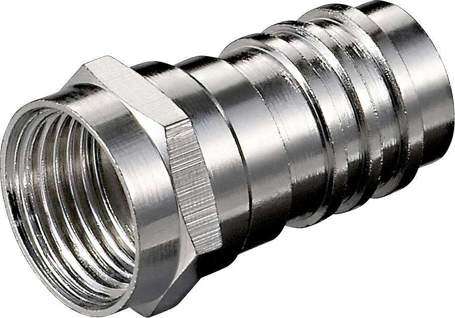 Goobay 11862 F-Stecker Kabel-Durchmesser: 8 mm 1 St.-0