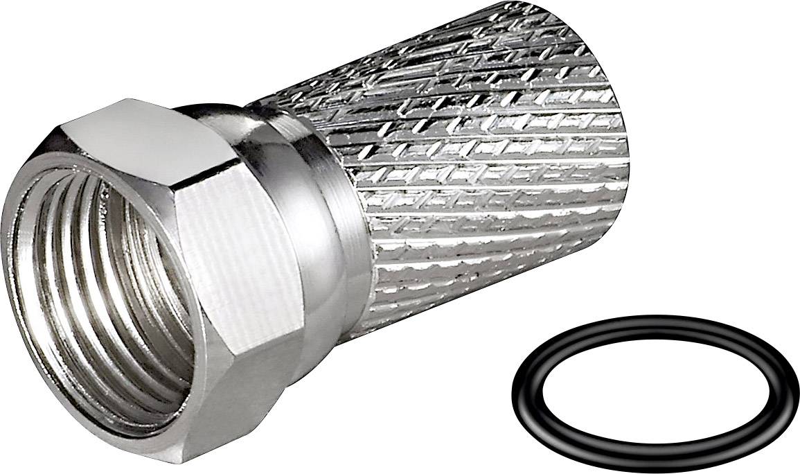 Goobay 81018 F-Stecker Kabel-Durchmesser: 7 mm 1 St.-0