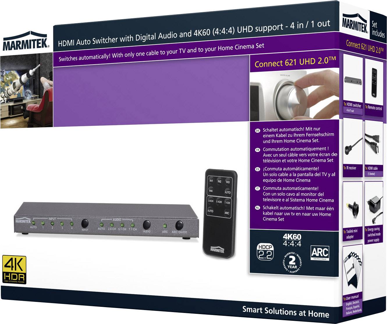 Marmitek Connect 621 UHD 2.0 - Video/Audio-Schalter-2