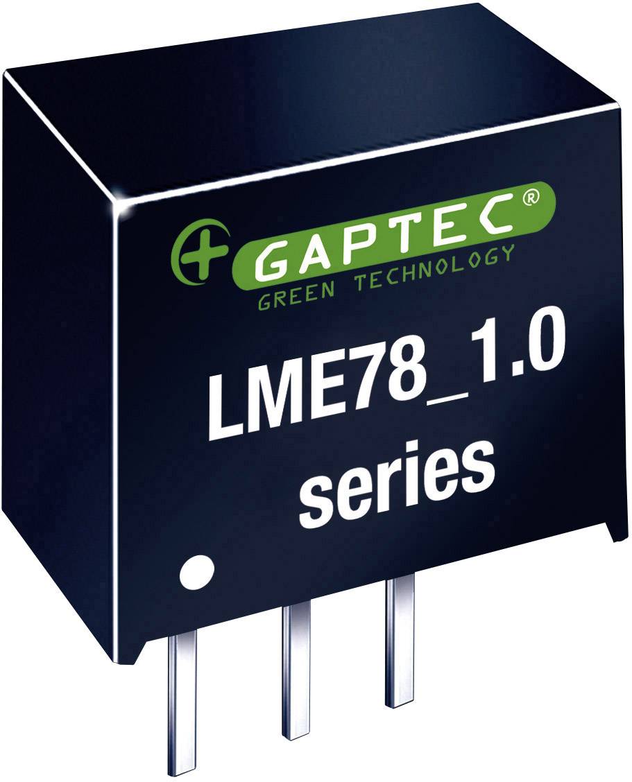 GAPTEC LME78_09-1.0 DC/DC-Wandler, Print 24 V/DC 9 V/DC 1000 mA 9 W Anzahl Ausgänge: 1 x