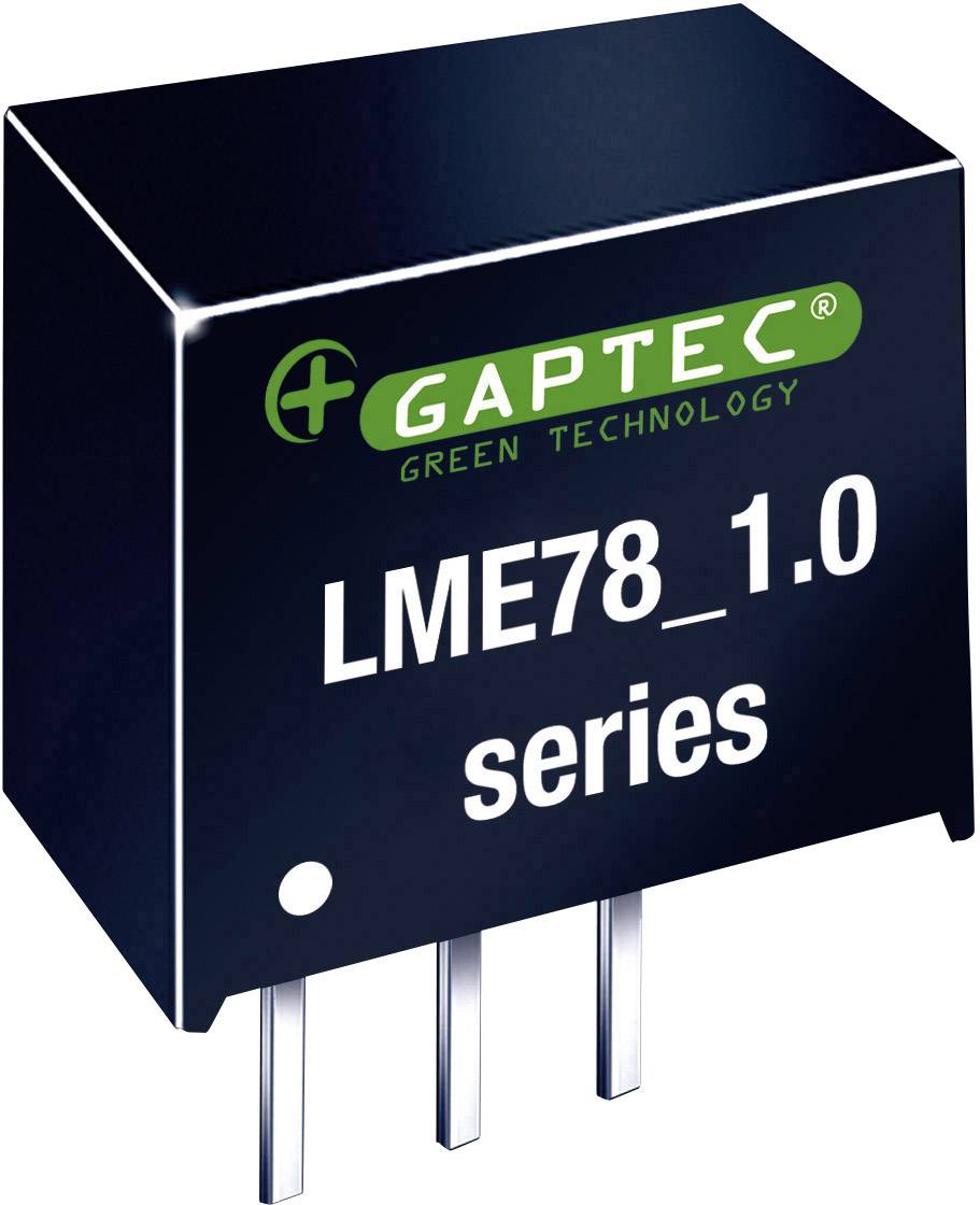 GAPTEC LME78_15-1.0 DC/DC-Wandler, Print 24 V/DC 15 V/DC 1000 mA 15 W Anzahl Ausgänge: 1 x